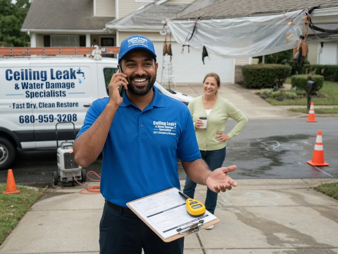 Ceiling Leak Cleanup Marenisco, MI FAQs